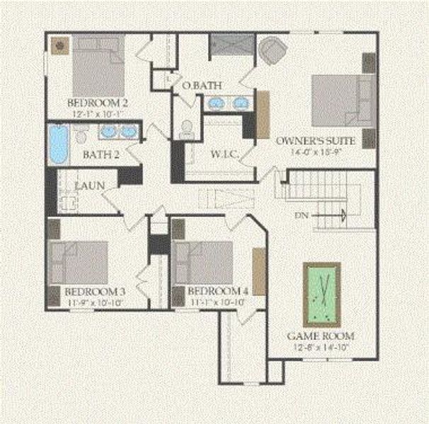 Pulte Homes, Taylor floor plan