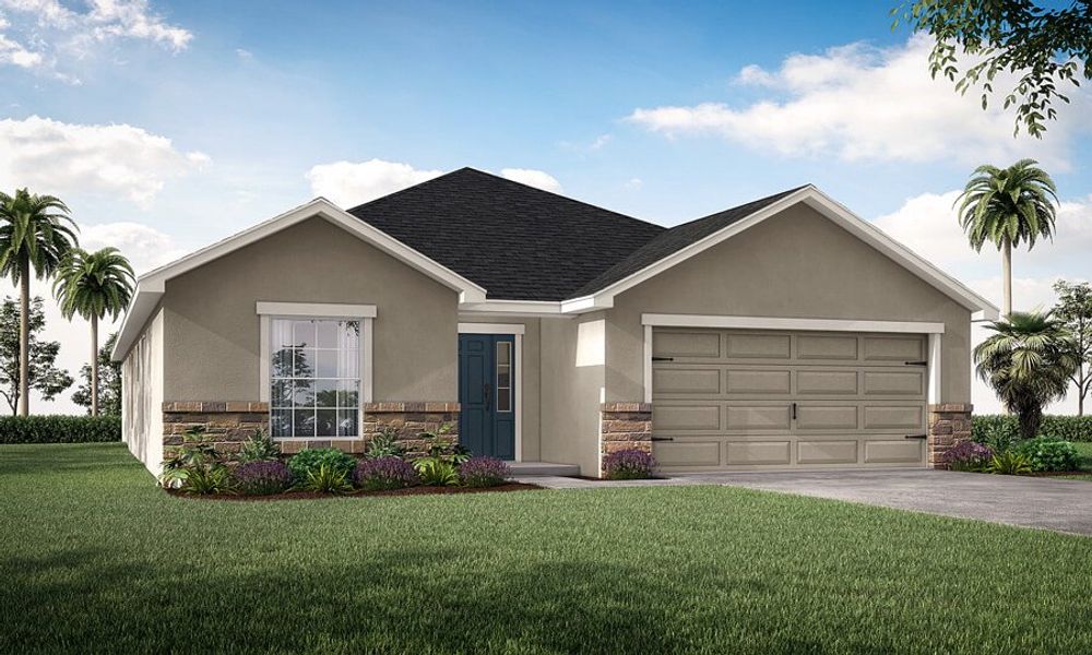 New home for sale in Parrish, FL, with 3 bedrooms plus a den!