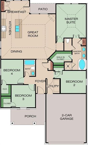 CALDWELL Floor Plan