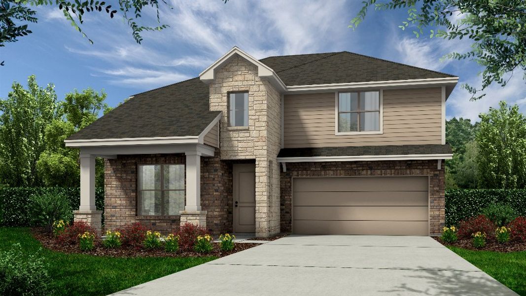 New construction Single-Family house Hamilton 50's, 40211 Bay Warbler Court, Magnolia, TX 77354 - photo