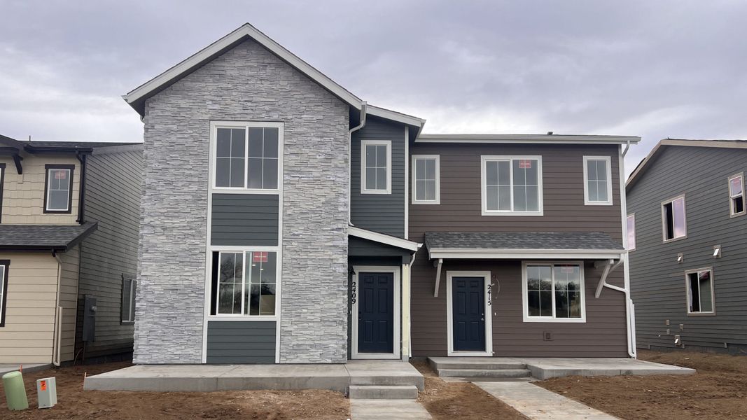 Elevation C - Acadia - Pintail Commons at Johnstown Village by Landsea Homes