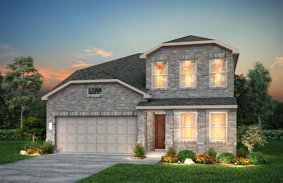 NEW CONSTRUCTION: Beautiful two-story home available at Arbrodale in Forney