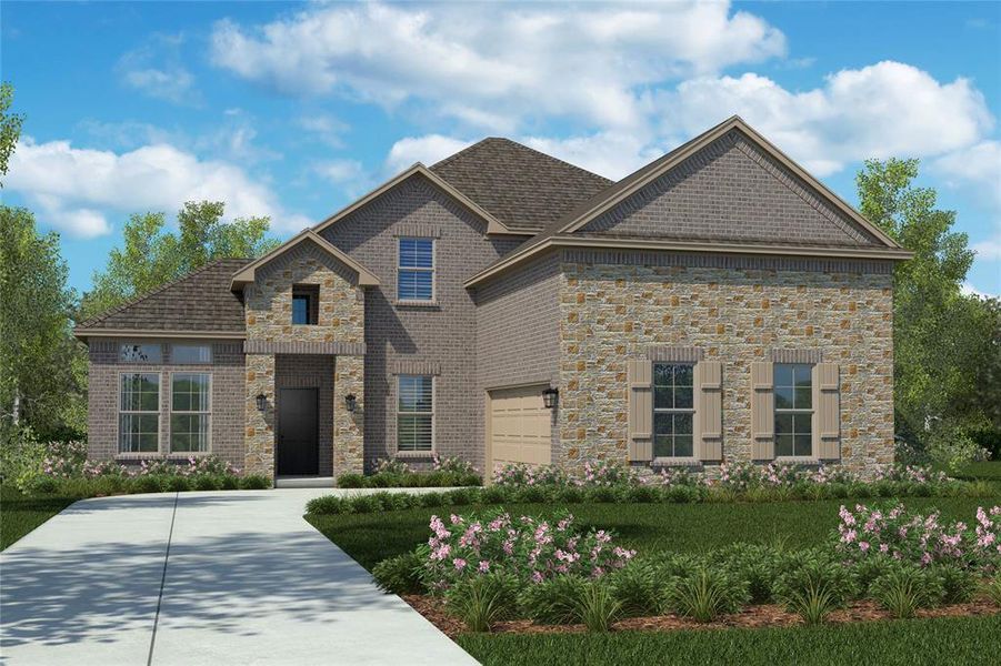 New construction Single-Family house 801 Bolivar Drive, Midlothian, TX 76065 Valley Spring J- photo
