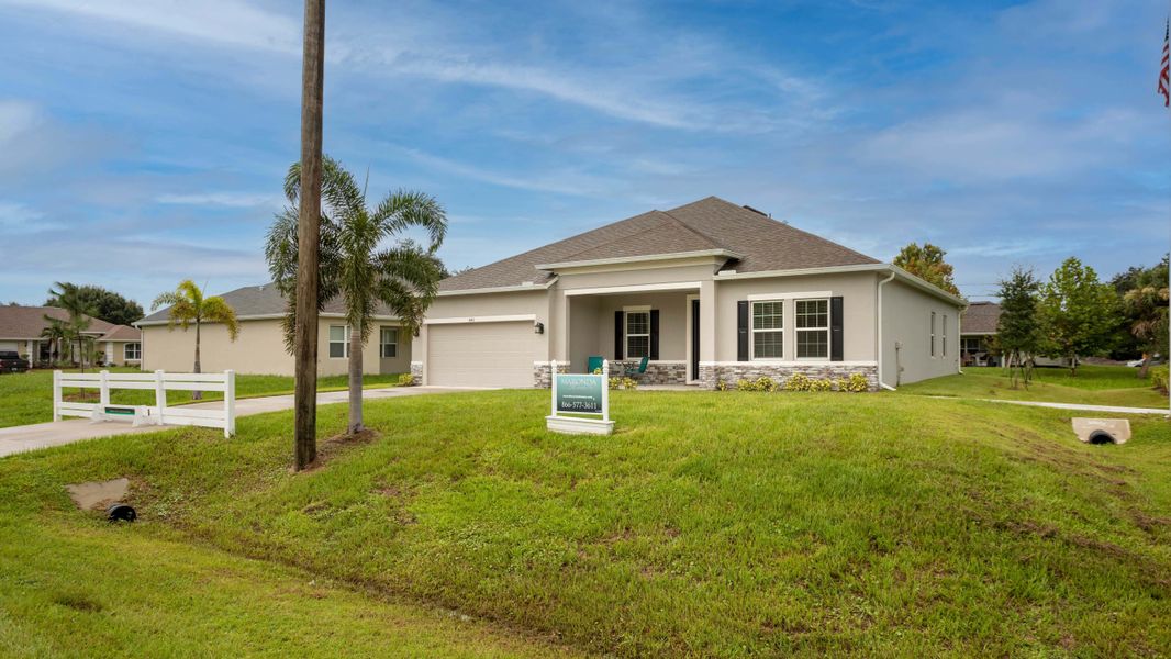 New construction Single-Family house The Wilmington, 206 Barrington Drive, Haines City, FL 33844 - photo