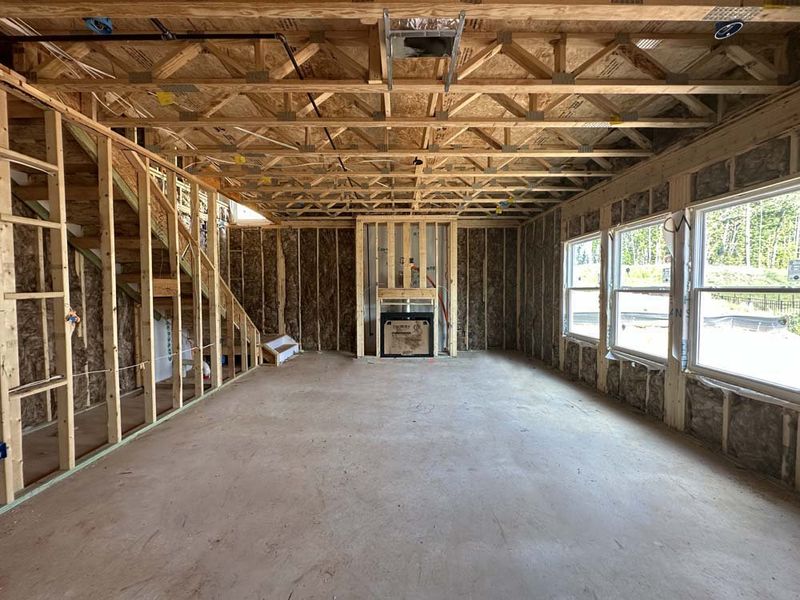 Family Room Construction Progress