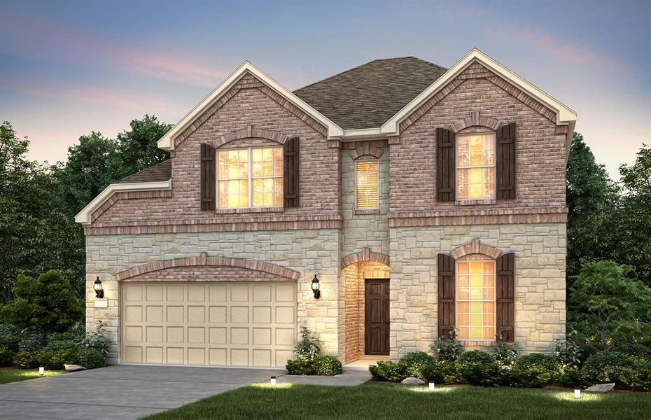 NEW CONSTRUCTION: Beautiful two-story home available at Anna Town Square.