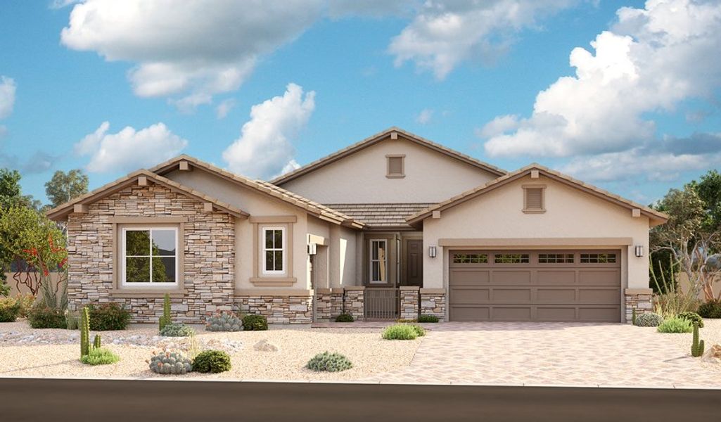 New construction Single-Family house 21684 E Bonanza Court, Queen Creek, AZ 85142 Dominic- photo