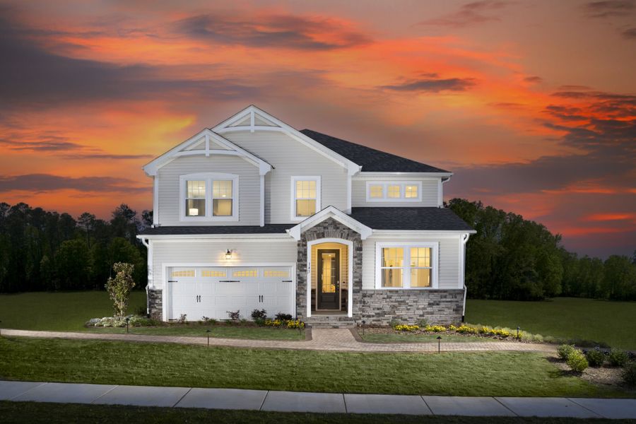 New construction Single-Family house Sequoia, 139 Fast Pitch Ln., Four Oaks, NC 27524 - photo