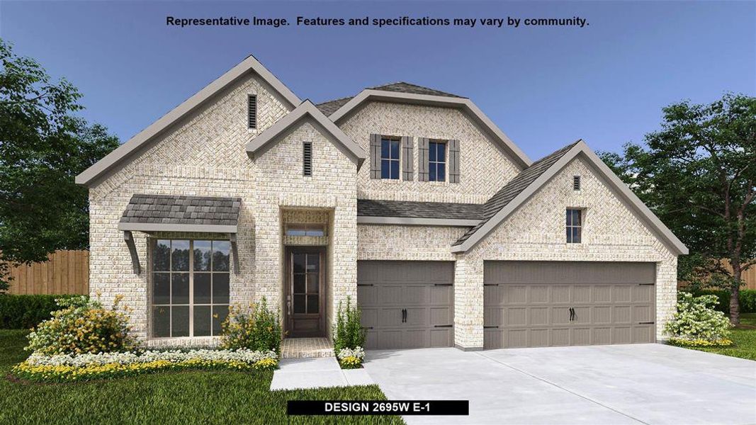 New construction Single-Family house Design 2695W, 2813 Pearl Barley, Seguin, TX 78155 - photo