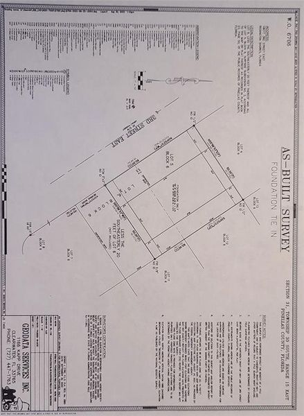 Survey as built