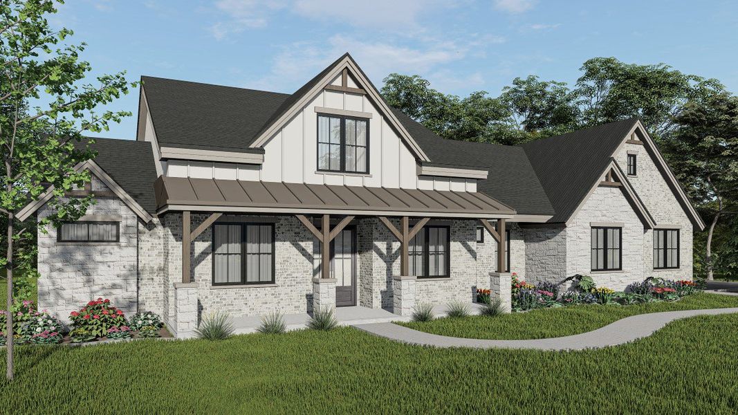 New construction Single-Family house Fairview, 4009 Ranch Home Drive, Waller, TX 77484 - photo
