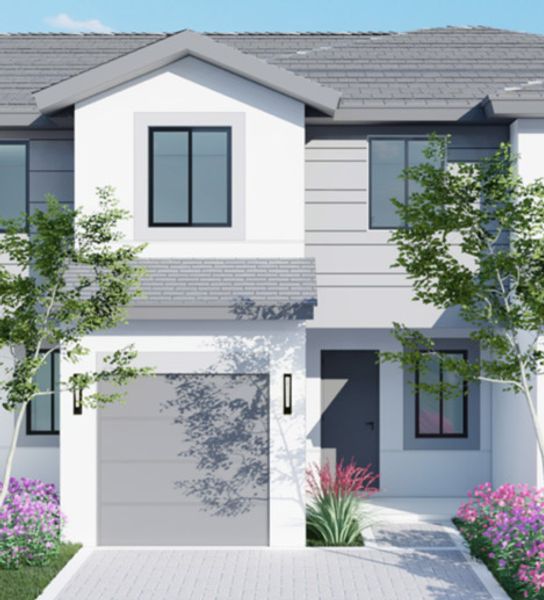 New construction Townhouse house Perugia, 344th Street And SW 192 Avenue , Florida City, FL 33034 - photo
