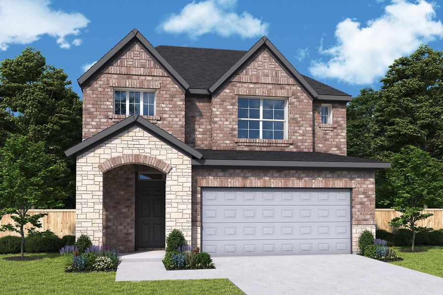 New construction Single-Family house 16322 Verbena Glen Drive, Hockley, TX 77447 The Bisson- photo
