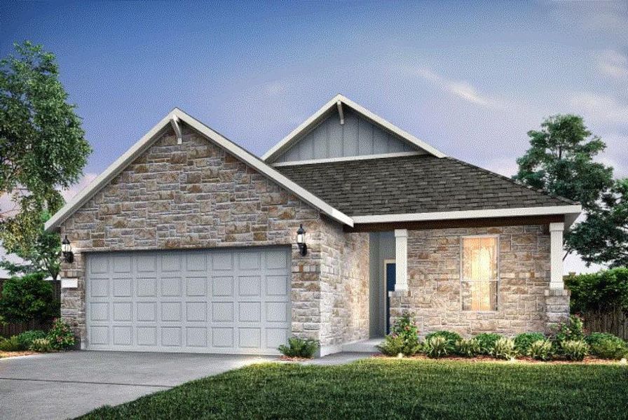 Pulte Homes, Barrett elevation I, rendering