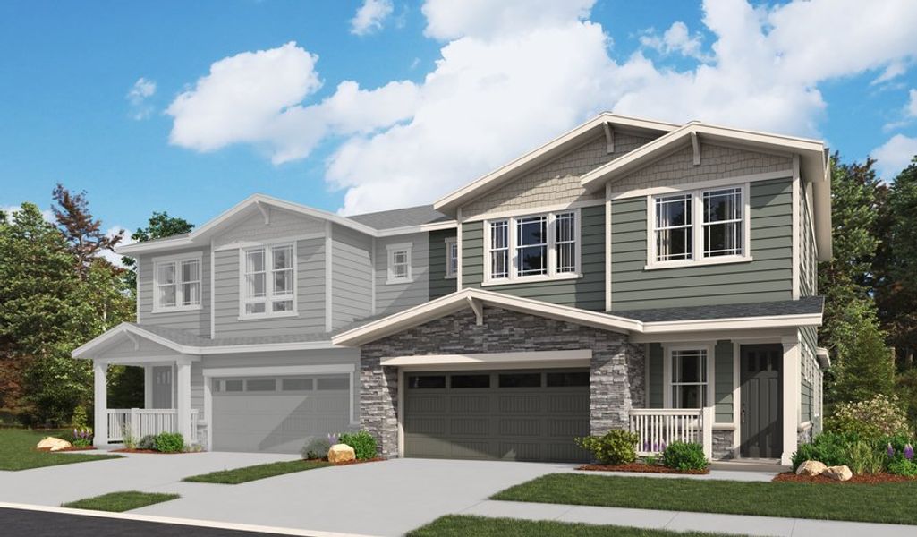 New construction Townhouse house Lynwood II Duo, 18960 East 96th Place, Commerce City, CO 80019 - photo