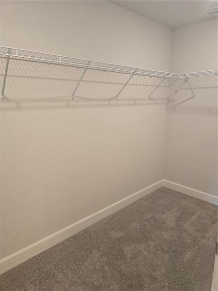 Master bedroom walk-in closet