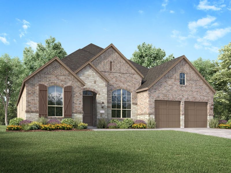 New construction Single-Family house 213 Plan, 7315 Prairie Lakeshore Lane, Katy, TX 77493 - photo