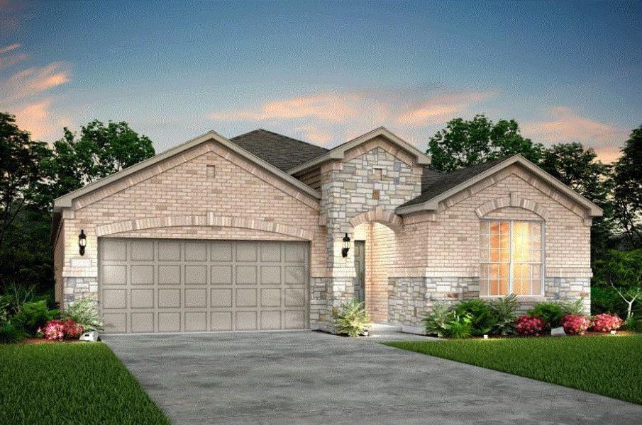 Pulte Homes, Orchard elevation 34, rendering