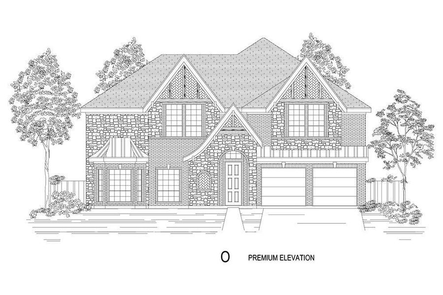 New construction Single-Family house 2552 Amber Ridge Lane, Grand Prairie, TX 75054 Brentwood 3F (w/Media)- photo