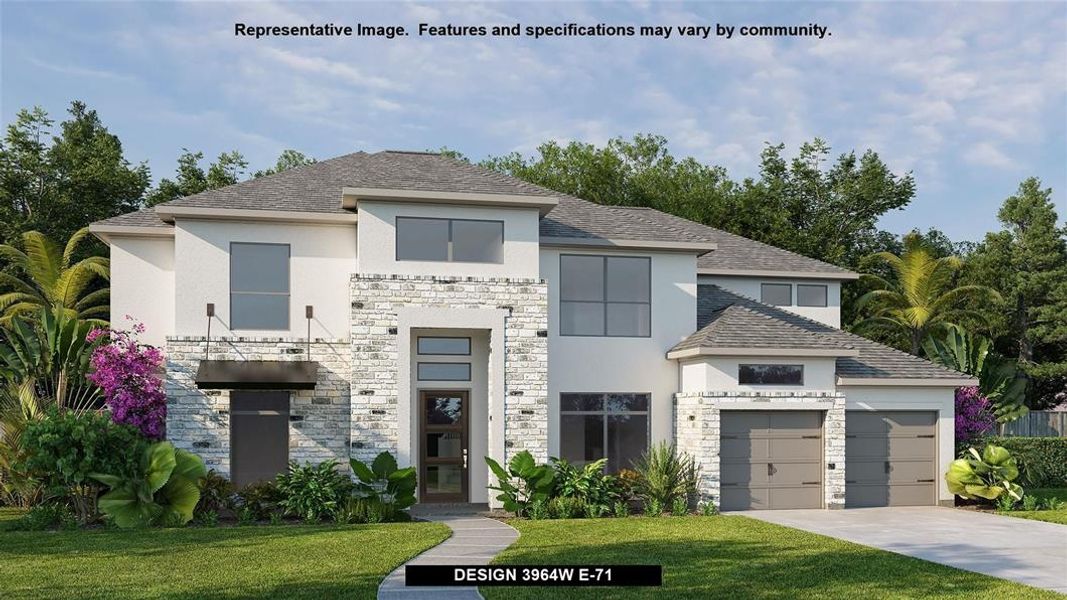 New construction Single-Family house Design 3964W, 10703 Monarch Butterfly Drive, Cypress, TX 77433 - photo