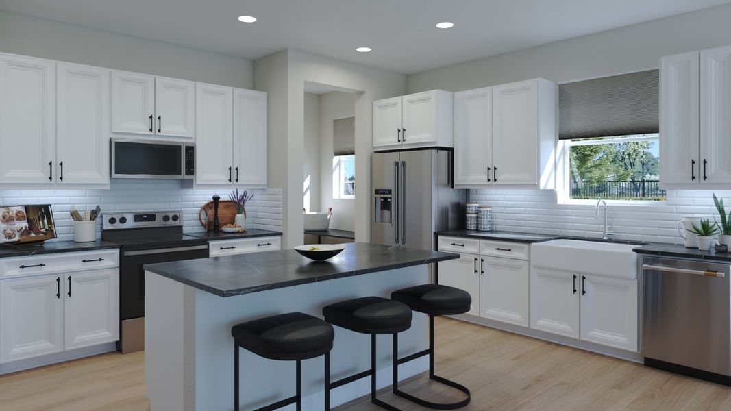Kitchen | Cascade | Courtyards at Waterstone | New homes in Palm Bay, FL | Landsea Homes