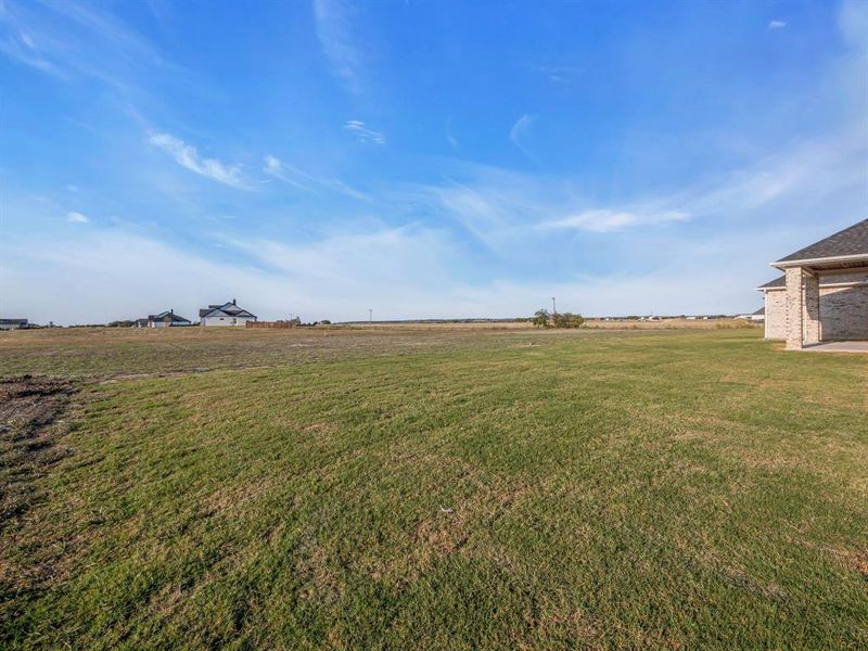 View of yard featuring a rural view