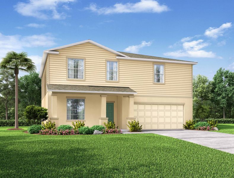 New construction Single-Family house The Sequoia, 2014 Canton Park, Winter Haven, FL 33881 - photo