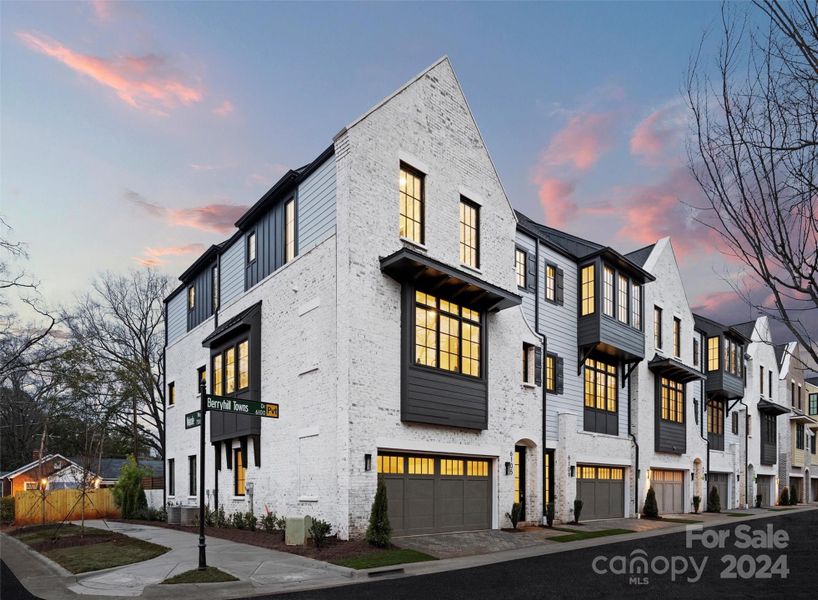 New construction Townhouse house 6121 Berryhill Towns Drive, Charlotte, NC 28270 - photo