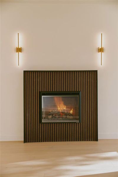 Interior details featuring wood-type flooring