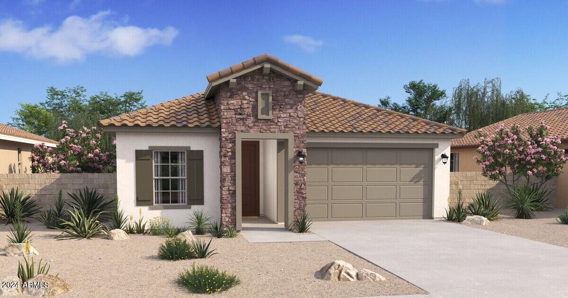 New construction Single-Family house 23448 W Fulton Street, Buckeye, AZ 85326 Finlay- photo