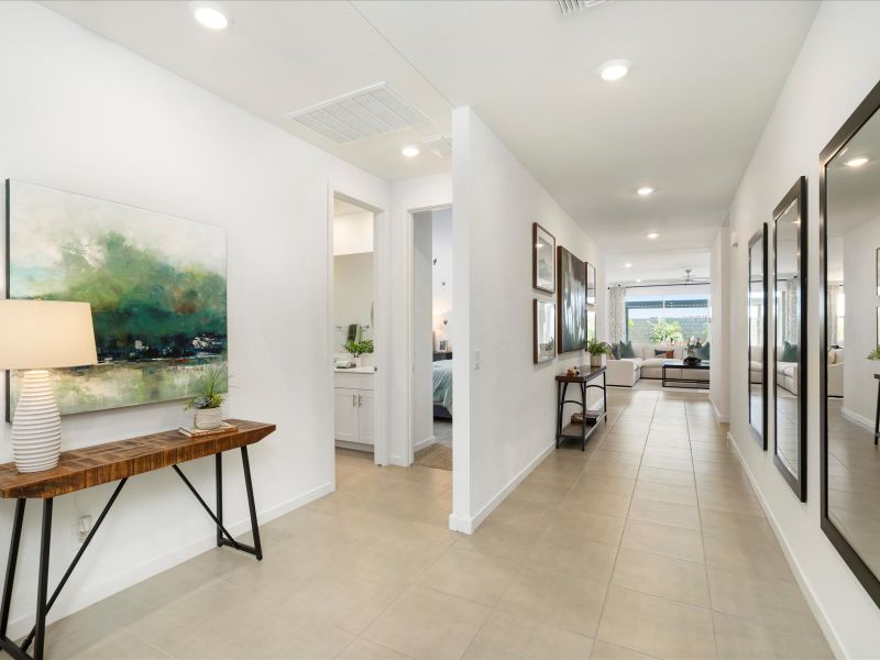 Foyer in the Bailey Floorplan at Bella Vista Trails