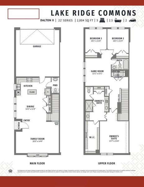 With a private side entrance and great entertaining spaces both upstairs and down, our Dalton II floor plan is a winner!