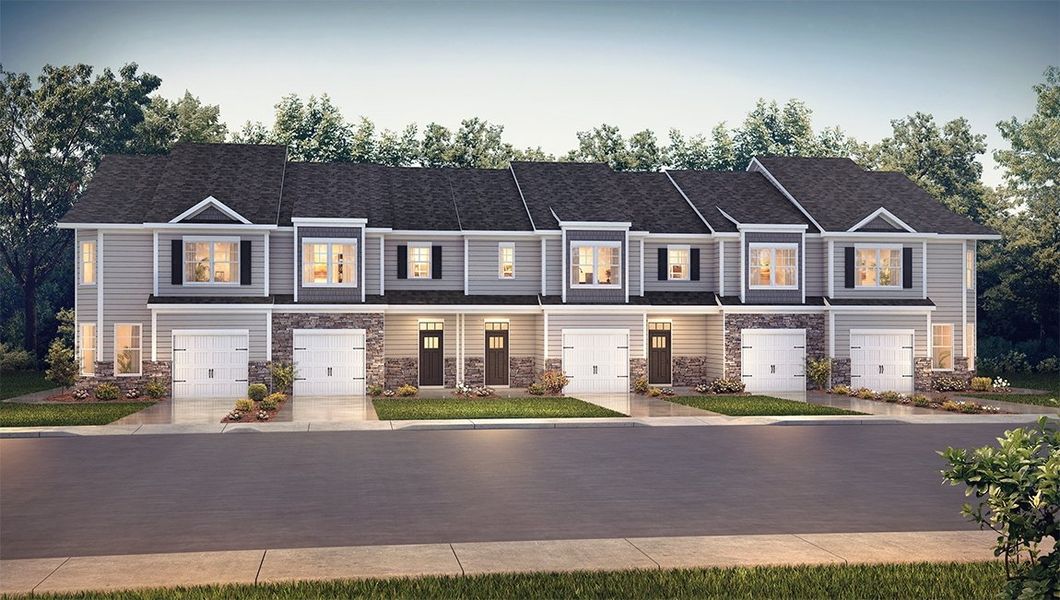 New construction Townhouse house 1269 Scarlet Firethorne Avenue, Concord, NC 28078 Lansing- photo