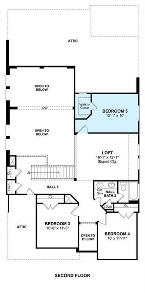 The Elmore floor plan by K. Hovnanian Homes. 2nd Floor Shown. *Prices, plans, dimensions, features, specifications, materials, and availability of homes or communities are subject to change without notice or obligation.