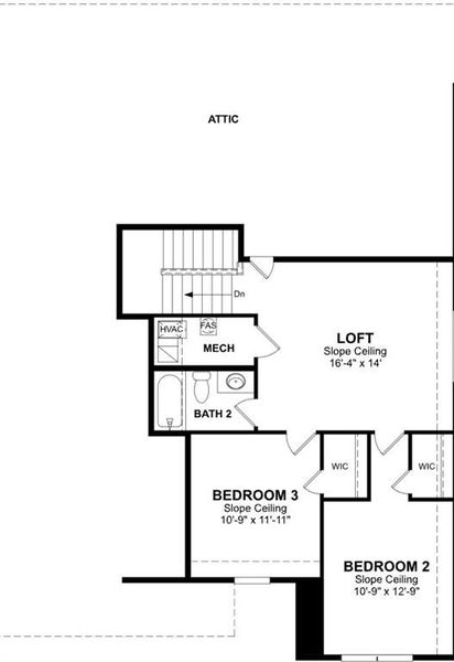 Beazer Home Hurricane Village Ranier plan