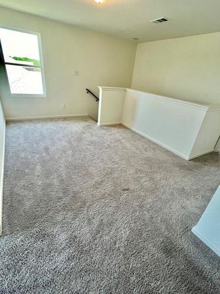 Empty room with carpet