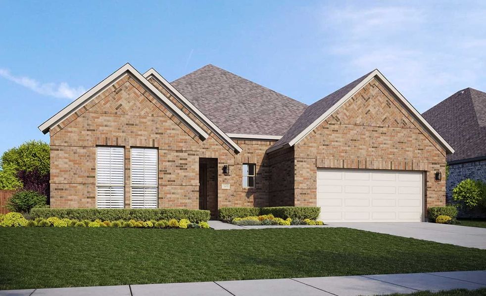 New construction Single-Family house Classic Series - Yale, 1232 Terrace View Drive, Georgetown, TX 78628 - photo