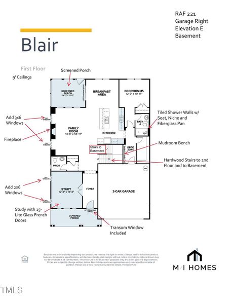 RAF 221 MLS - Blair E - Basement - Contr