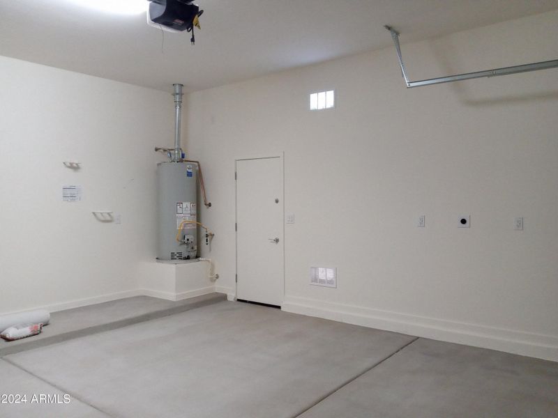 Garage Serive Door & Gas Water Heater