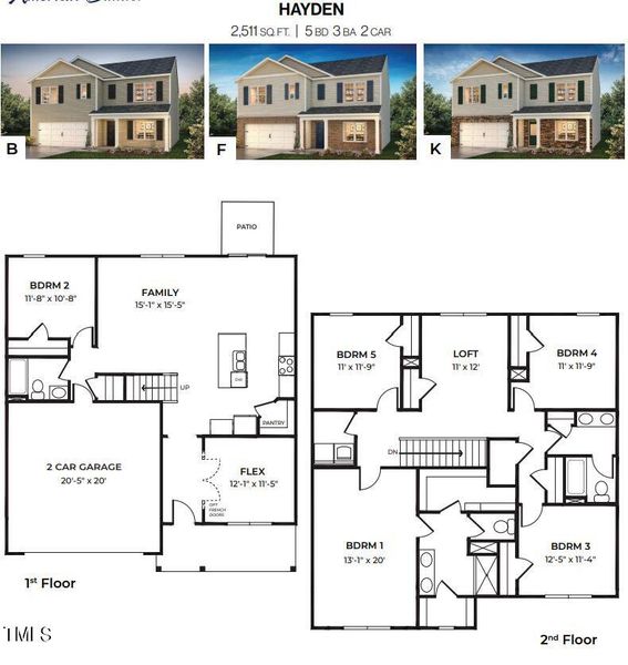 Hayden Floorplan MLS