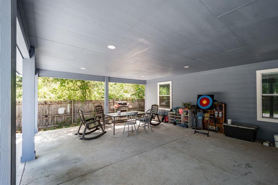 Large Covered Porch