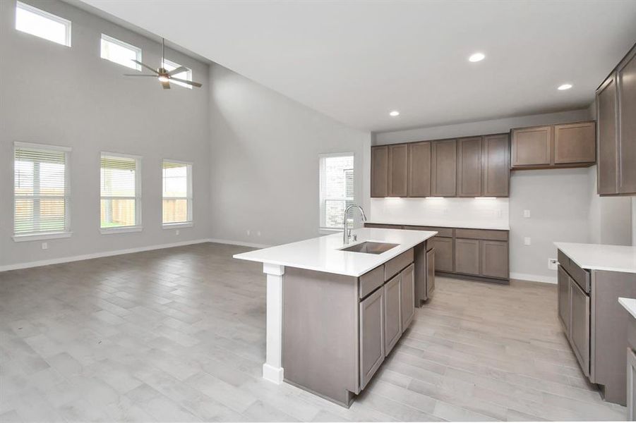 This generously spacious kitchen is a dream realized!