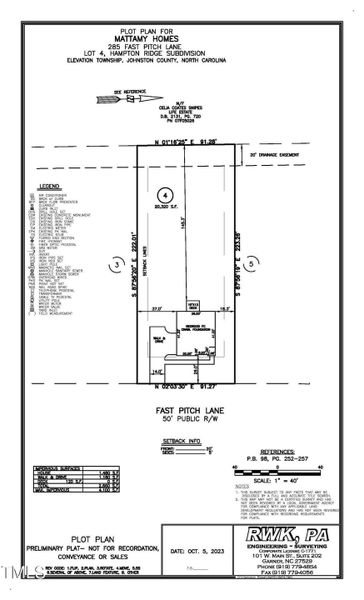 4 HPR - Plot Plan (10-5-23)