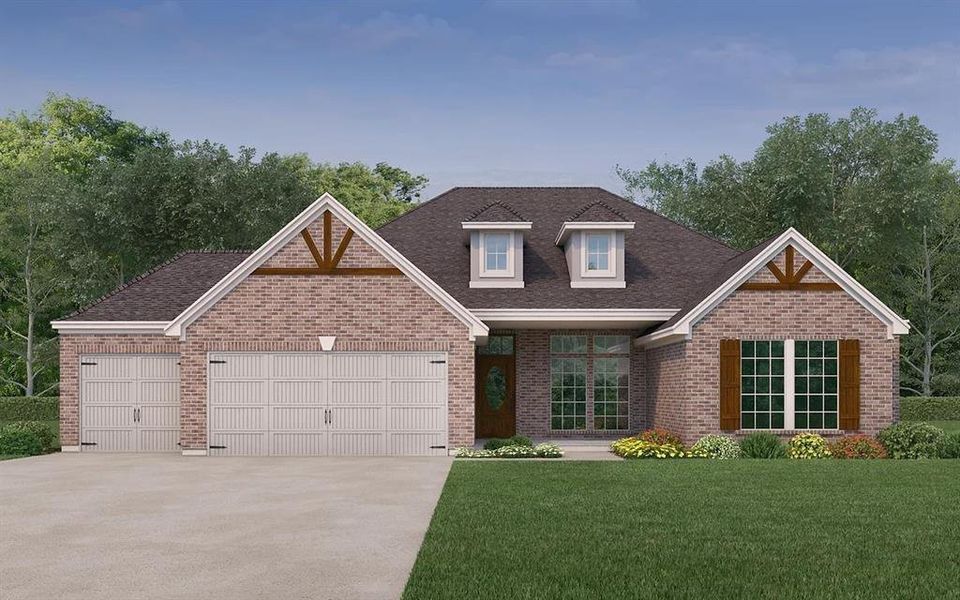 Gorgeous 1 story home featuring 4 bedrooms + study, 2.5 baths! Brand New Home..Never Lived in.