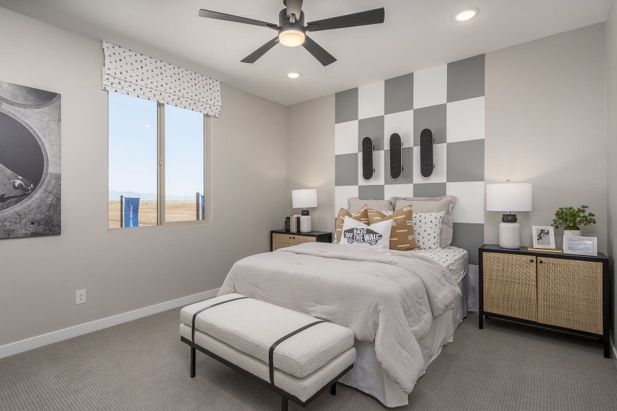 Bedroom | Wrightson | Wildera – Peak Series | New Homes in San Tan Valley, AZ | Landsea Homes