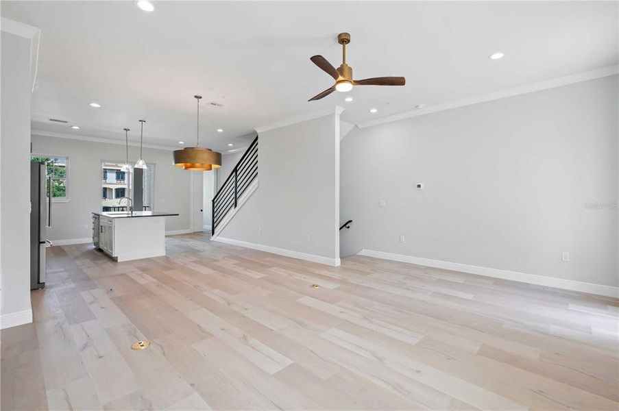 Living Dining Kitchen porch on front and back