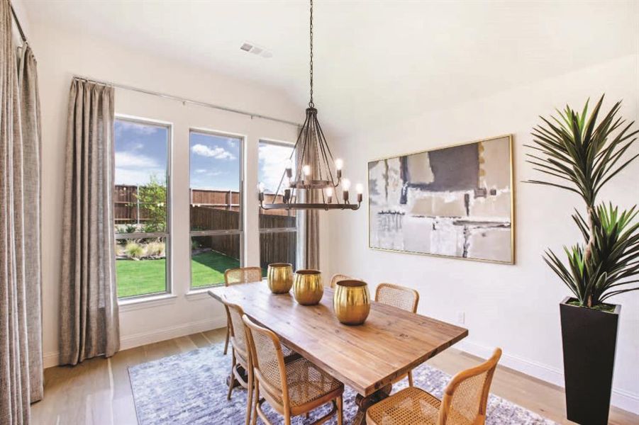 Dining Area - The Newark (2859 Plan)