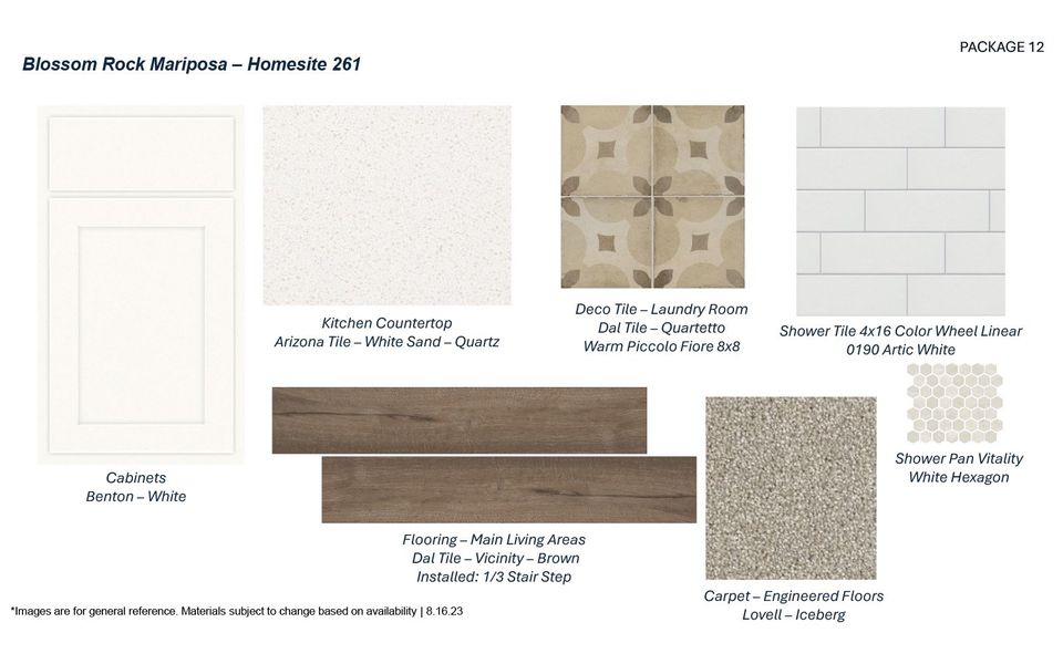 Homesite 261 Design Selections