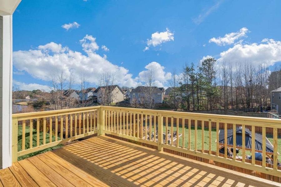 The Brier Back Deck