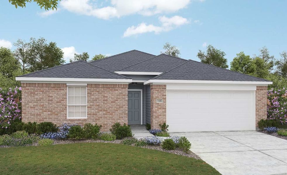 New construction Single-Family house Landmark Series - Avalon, Mostyn Lake Drive, Magnolia, TX 77354 - photo